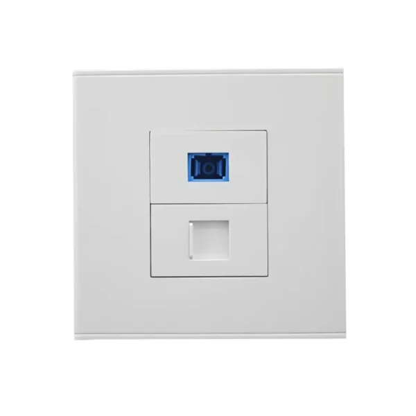 Socket de fibra óptica para pared