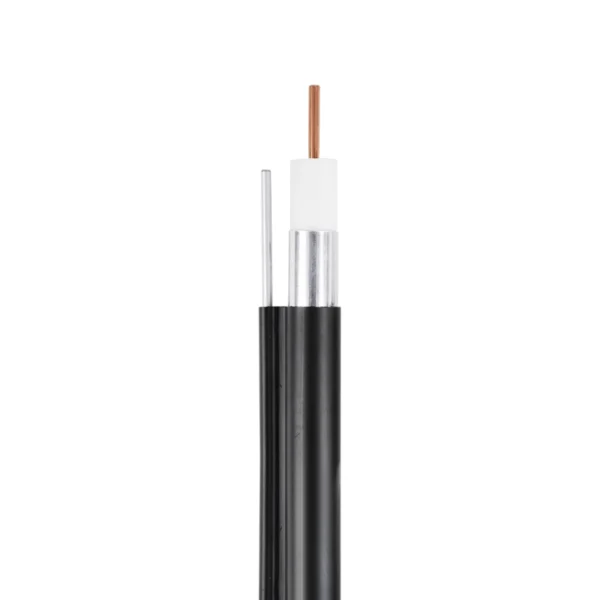 Cable Coaxial 0.500 75 Ohms Chaqueta Negra PVC